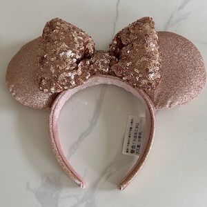 Sequin Bow Mouse Ears Headband